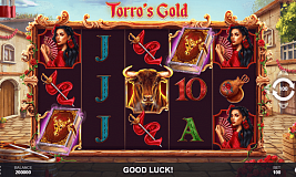 Jogando Torro's Gold por dinheiro
