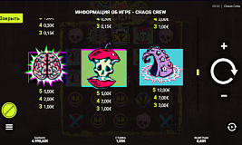 Tabela de pagamento Chaos Crew